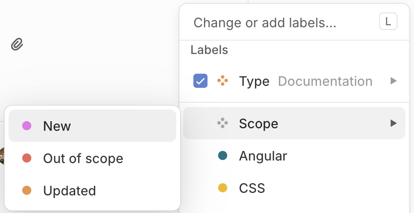 Scope Labels